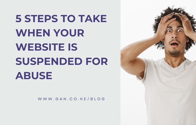 5 Steps To Take When Your Website Is Suspended for Abuse
